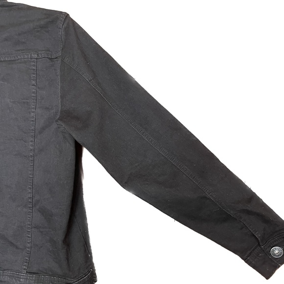 WAIMEA Jackets & Coats Waimea Cross Studded Ripped Black Denim